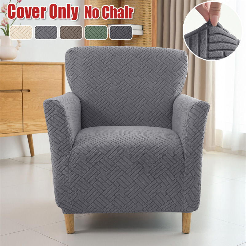 Office Furniture Factory - Чехол для дивана-кровати/кресла-софа, жаккардовый, однотонный, эластичный,