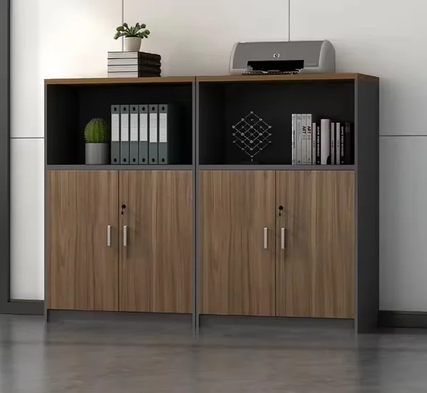 Office Furniture Factory - Современный деревянный мобильный офисный шкаф для