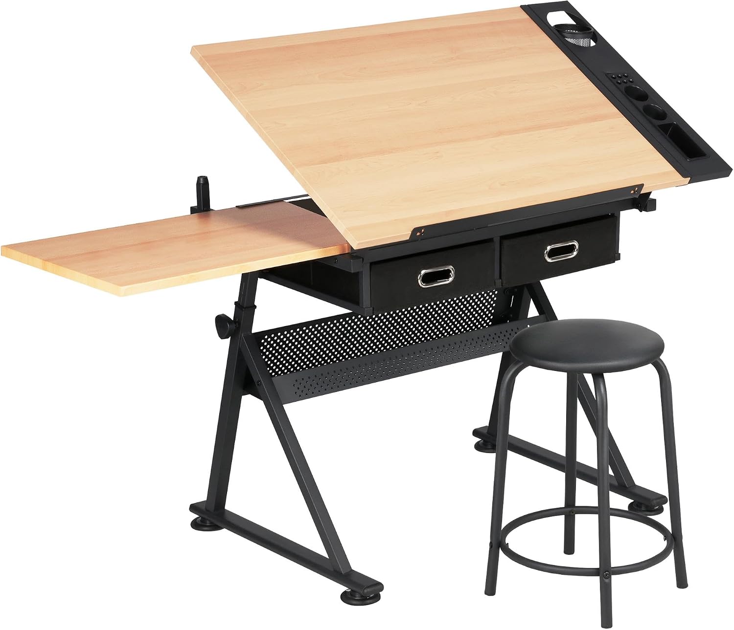Office Furniture Desk - Регулируемый чертежный стол с подходящим табуретом,