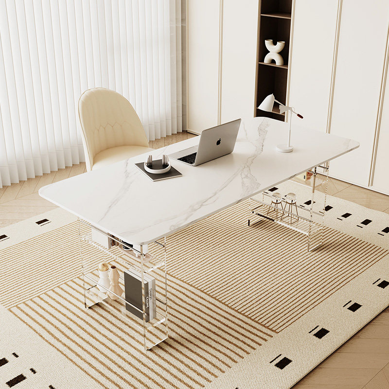 Office Furniture Desk - Скандинавский элитный стол из спеченного камня,